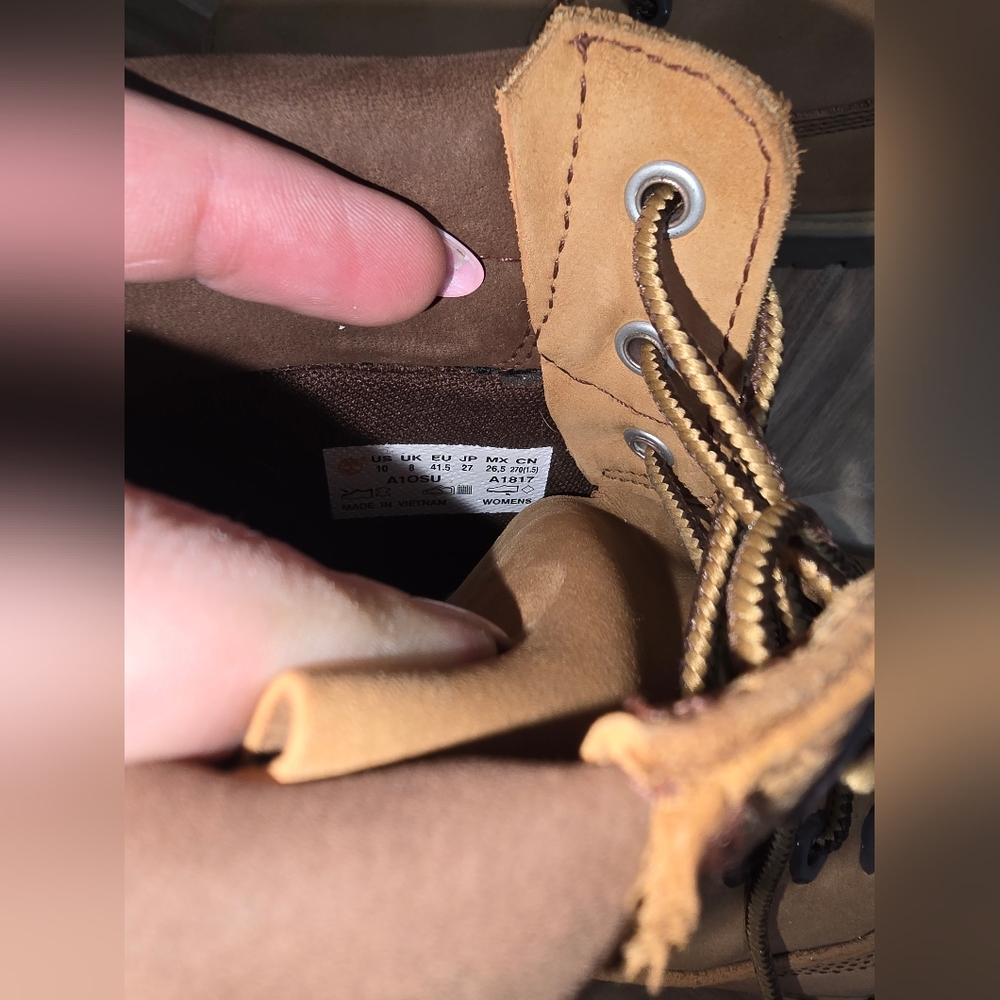 Timberland 6" Boots, Milk & Cookies Special Holiday Release, Women's Size 10 - Picture 9 of 11